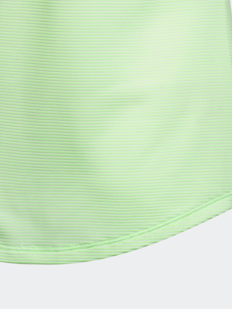 adidas Golf Lime Green Sleeveless Polo Shirt - Image 5 of 5
