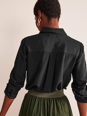 Boden Black Sienna Silk Shirt - Image 2 of 5