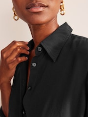Boden Black Sienna Silk Shirt - Image 4 of 5