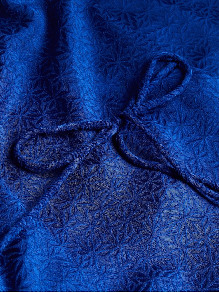 Ted Baker Blue Farelll Halterneck Midi Dress - Image 3 of 5