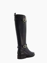 črna - Dune London Tepi Branded Trim Knee High gležnjarji - Slika 3 iz 4