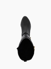 črna - Dune London Tepi Branded Trim Knee High gležnjarji - Slika 4 iz 4