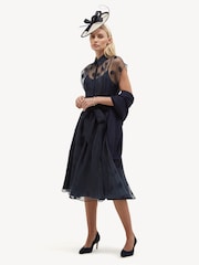 Hobbs Blue Tess Dress - Image 4 of 5
