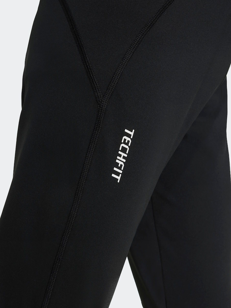 adidas Black Junior TECHFIT Leggings - Image 9 of 9 adidas Black Junior TECHFIT Leggings - Image 9 of 9