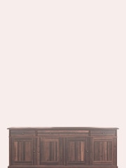 Laura Ashley Brown Garrat 4 Door 3 Drawer Sideboard - Image 2 of 4