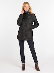 Barbour® Black Beadnell Classic Wax Jacket - Image 2 of 6