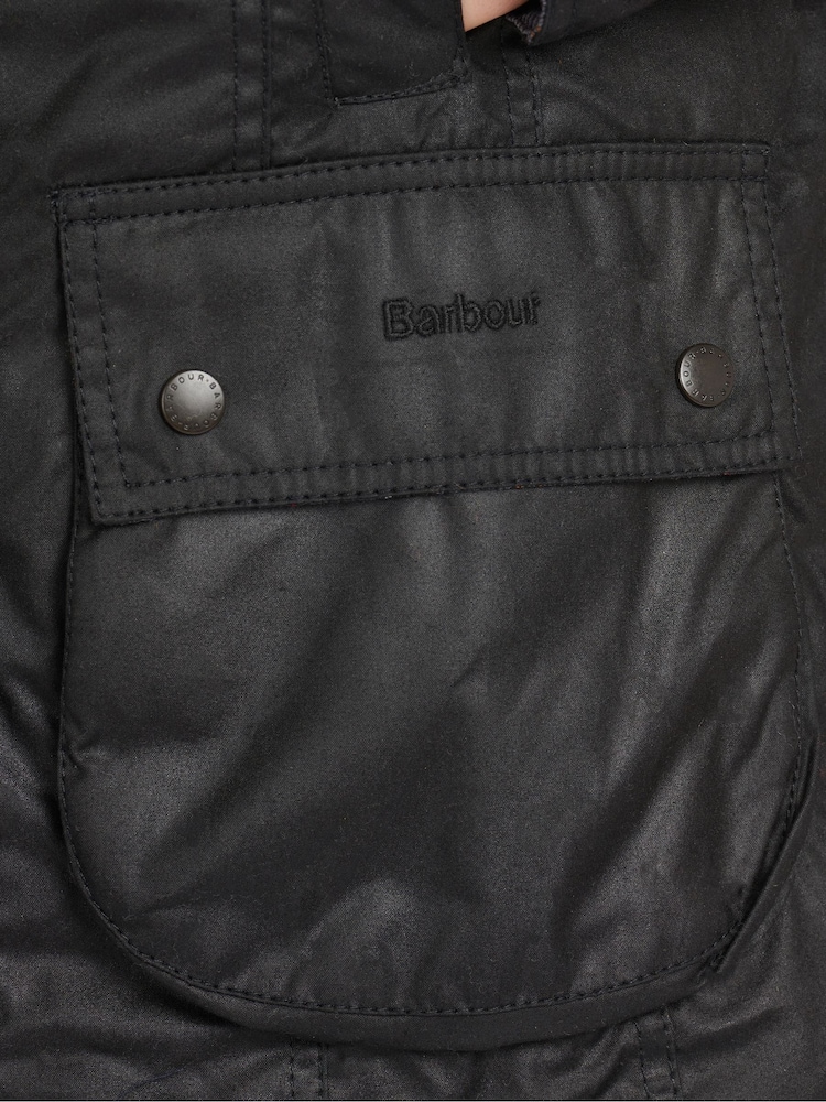 Barbour® Black Beadnell Classic Wax Jacket - Image 5 of 6