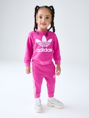 adidas Originals Pink Crew Set - Image 1 of 7