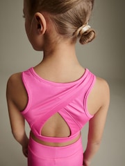 Bright Pink Sports Crop Top (5-16yrs) - Image 4 of 7