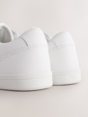 White Smart Casual Trainers - Image 4 of 4