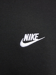 Черный - Свитшот с круглым вырезом Nike Club - Изображение 13 из 13