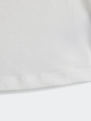 adidas Originals White/Pink 100% Cotton T-Shirt and Shorts Set - Image 5 of 7