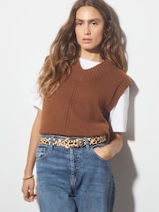 Animal Regular Leather Hair On Belt - Image 1 of 6