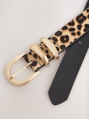 Animal Regular Leather Hair On Belt - Image 5 of 6