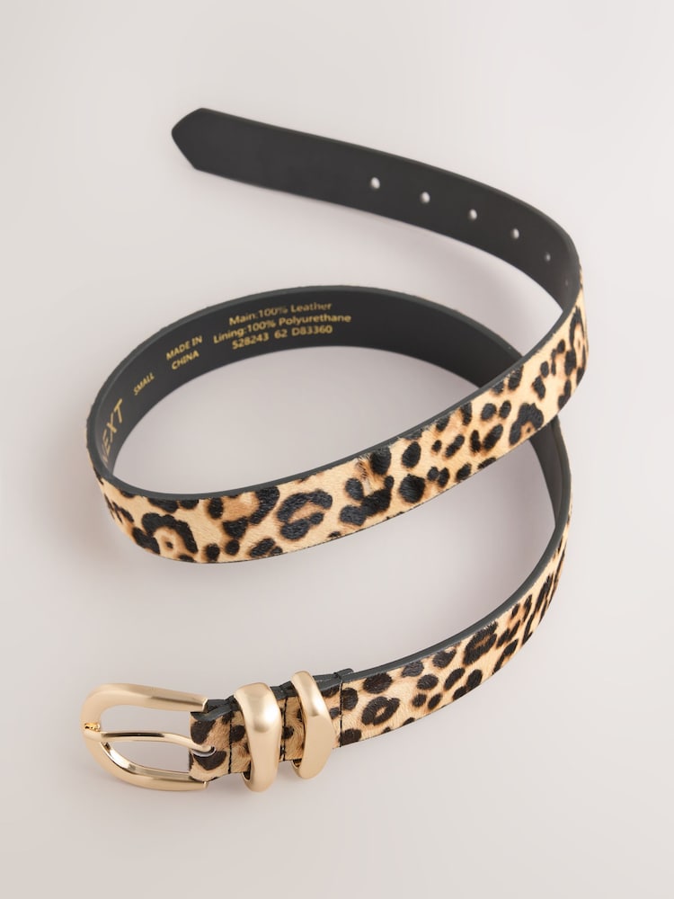 Animal Regular Leather Hair On Belt - Image 6 of 6 Animal Regular Leather Hair On Belt - Image 6 of 6