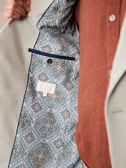 Light Grey Linen Blend Blazer - Image 5 of 9