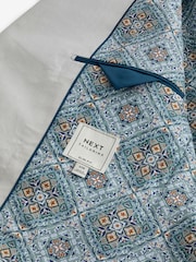 Light Grey Linen Blend Blazer - Image 8 of 9