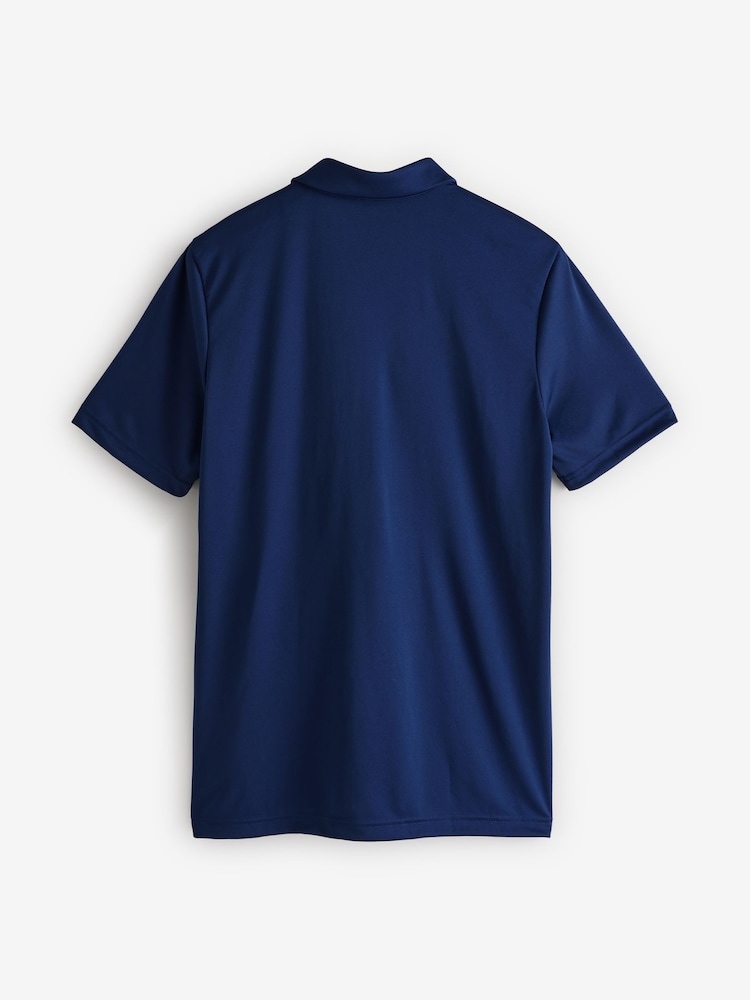 adidas Navy Entrada 22 Polo Shirt - Image 2 of 4 adidas Navy Entrada 22 Polo Shirt - Image 2 of 4