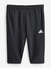 adidas Black Entrada 22 3/4 Bottoms Joggers - Image 4 of 9