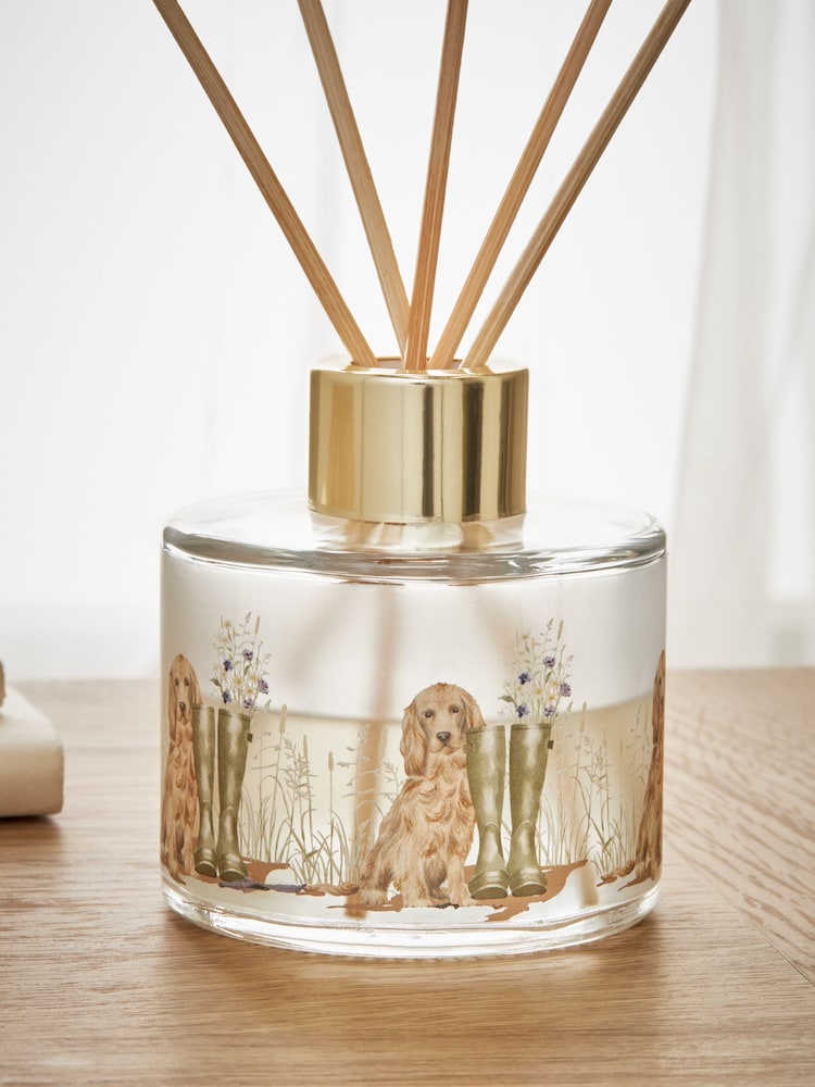 Cooper the Cocker Spaniel White Jasmine 70ml Fragranced Reed Diffuser - Image 2 of 3