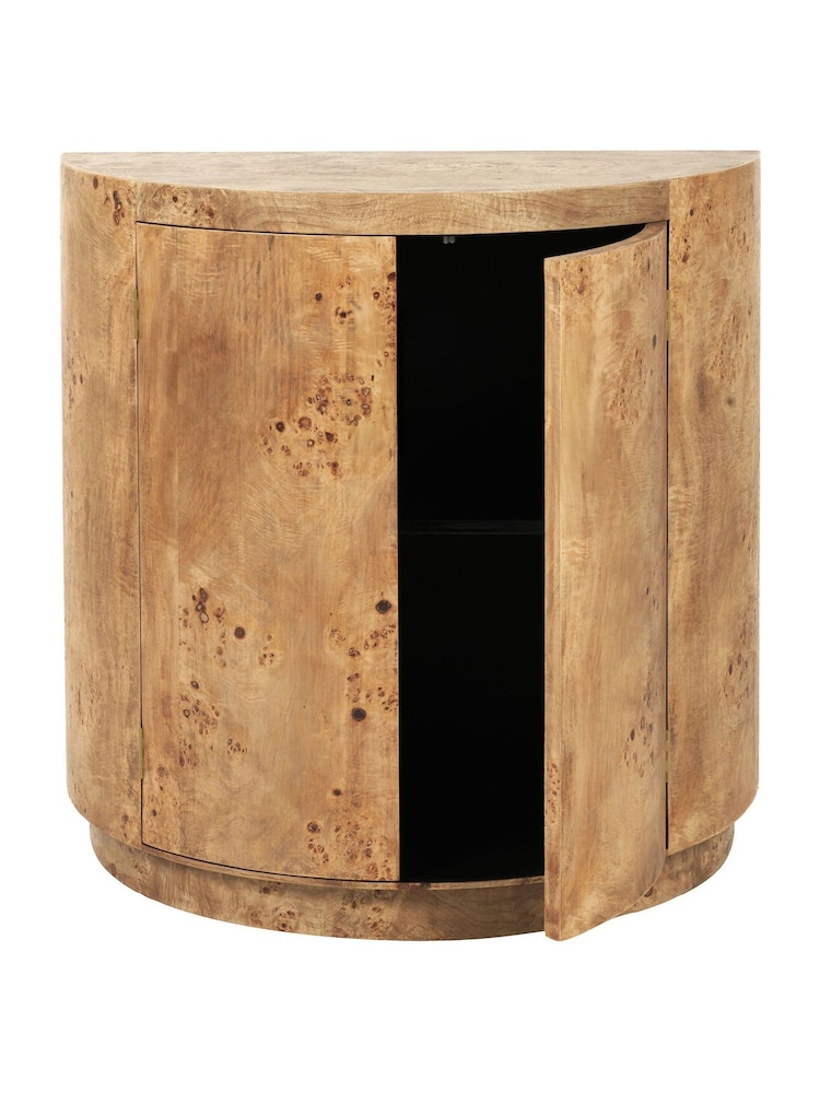 Pacific Burr Burr Wood Effect 2 Door Cabinet - Image 2 of 8
