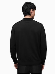 AllSaints Black Kilburn Cardigan - Image 2 of 6