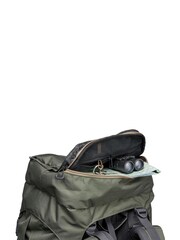 Decathlon Green Mens Mountain Trekking Rucksack Trek 900 90+10L Forclaz - Image 4 of 5