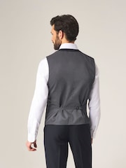 Skopes Dark Navy Blue Madrid Regular Fit Suit Waistcoat - Image 2 of 5