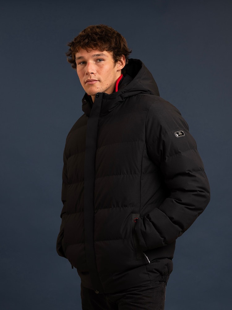 Trespass Habbton Padded Waterproof Black Jacket - Image 2 of 6