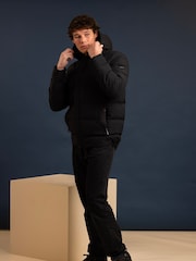Trespass Habbton Padded Waterproof Black Jacket - Image 3 of 6