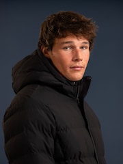 Trespass Habbton Padded Waterproof Black Jacket - Image 4 of 6
