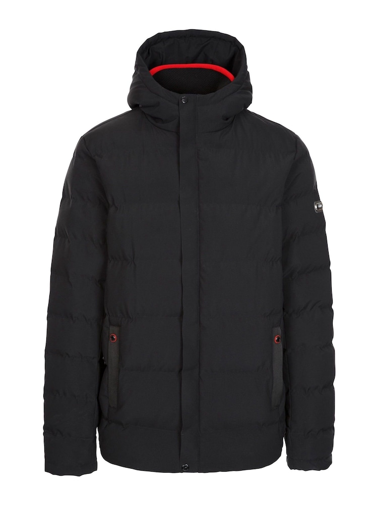 Buy Trespass Habbton Padded Waterproof Black Jacket from the Next