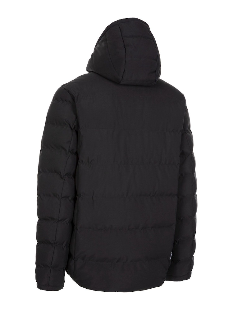 Trespass Habbton Padded Waterproof Black Jacket - Image 6 of 6