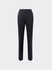 Reiss Navy Kali Wool Flared Suit Trousers - Image 2 of 5