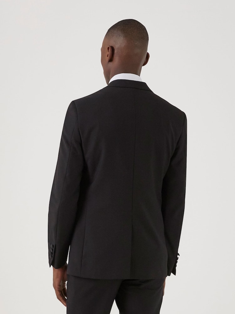 Skopes Black Sinatra Slim Fit Suit Jacket - Image 4 of 8