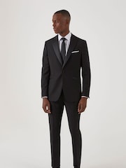 Skopes Black Sinatra Slim Fit Suit Jacket - Image 5 of 8