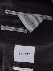 Skopes Black Sinatra Slim Fit Suit Jacket - Image 8 of 8