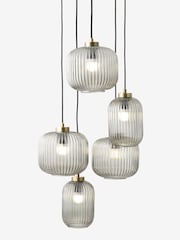 MADE.COM Grey Cluster Light Briz Flush Ceiling Light - Image 2 of 4
