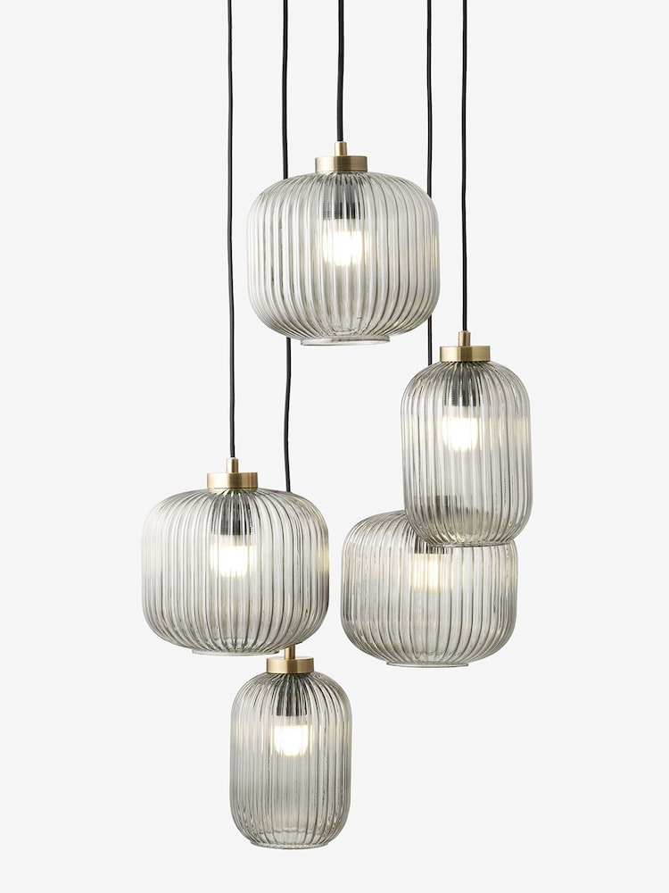 MADE.COM Grey Cluster Light Briz Flush Ceiling Light - Image 2 of 4