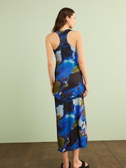 Tie Dye Print Sleeveless Midi Dress - Image 3 of 4