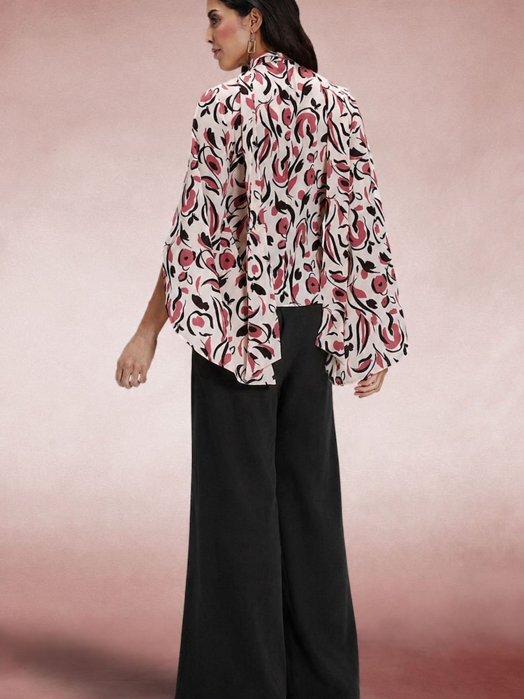 Hot Squash Statement Sleeve Blouse with Bow Ties - Bild 2 von 7 Hot Squash Statement Sleeve Blouse with Bow Ties - Bild 2 von 7