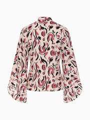 Hot Squash Statement Sleeve Blouse with Bow Ties - Bild 7 von 7