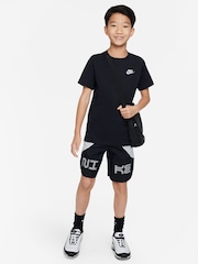 Nike Black 100% Cotton Futura T-Shirt - Image 3 of 6