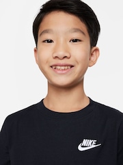 Nike Black 100% Cotton Futura T-Shirt - Image 4 of 6