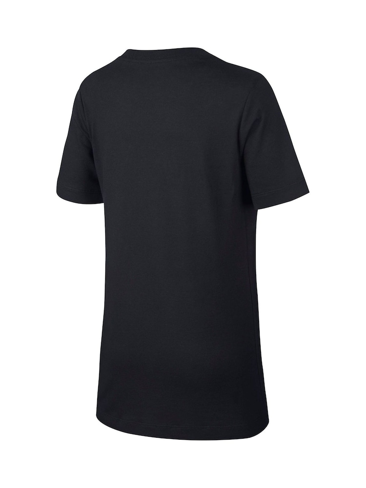 Nike Black 100% Cotton Futura T-Shirt - Image 6 of 6