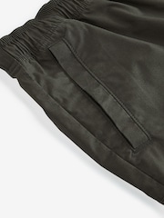 Khaki Green Utility Cargo Shorts - Image 7 of 8