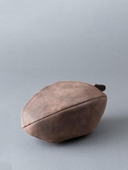 Lakeland Leather Brown Hunter Rugby Ball Wash Bag - Image 2 of 4