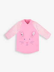 JoJo Maman Bébé Pink Strawberry UPF 50 2-Piece Rash Vest Set - Image 4 of 7