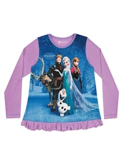 بيجامة بطبعة Disney Princess Frozen من القطن 100% من Character - صورة 2 من 7