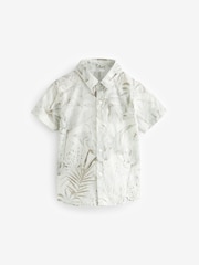 Sage Green Blazer, Shirt and Shorts Set (3mths-9yrs) - Image 3 of 4